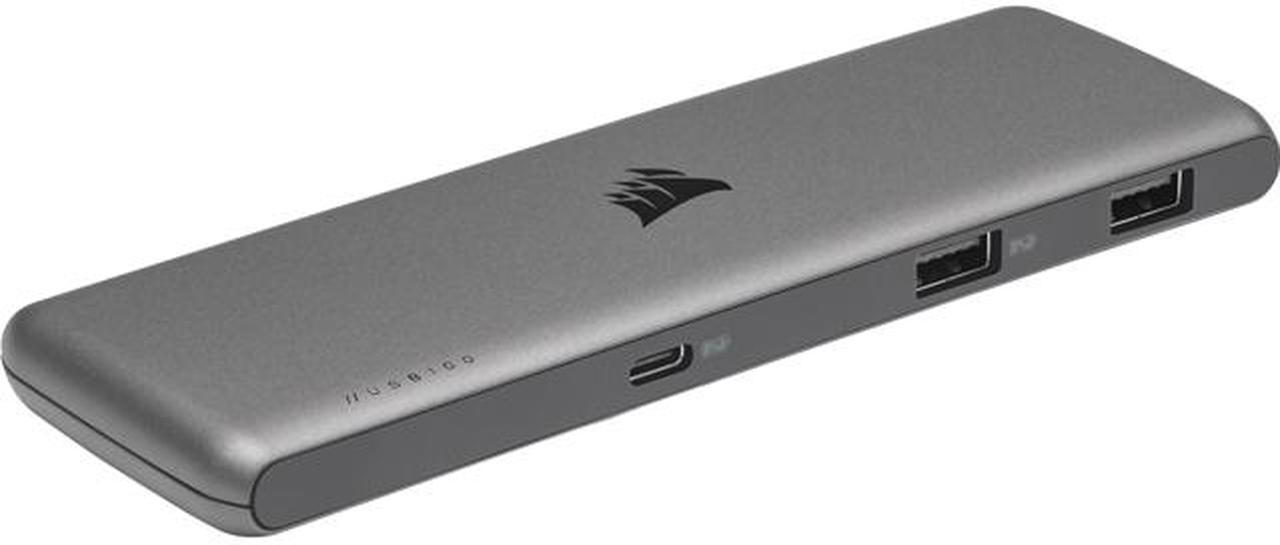 CORSAIR USB100 7-Port USB Type-C/USB Type-A Expansion Hub