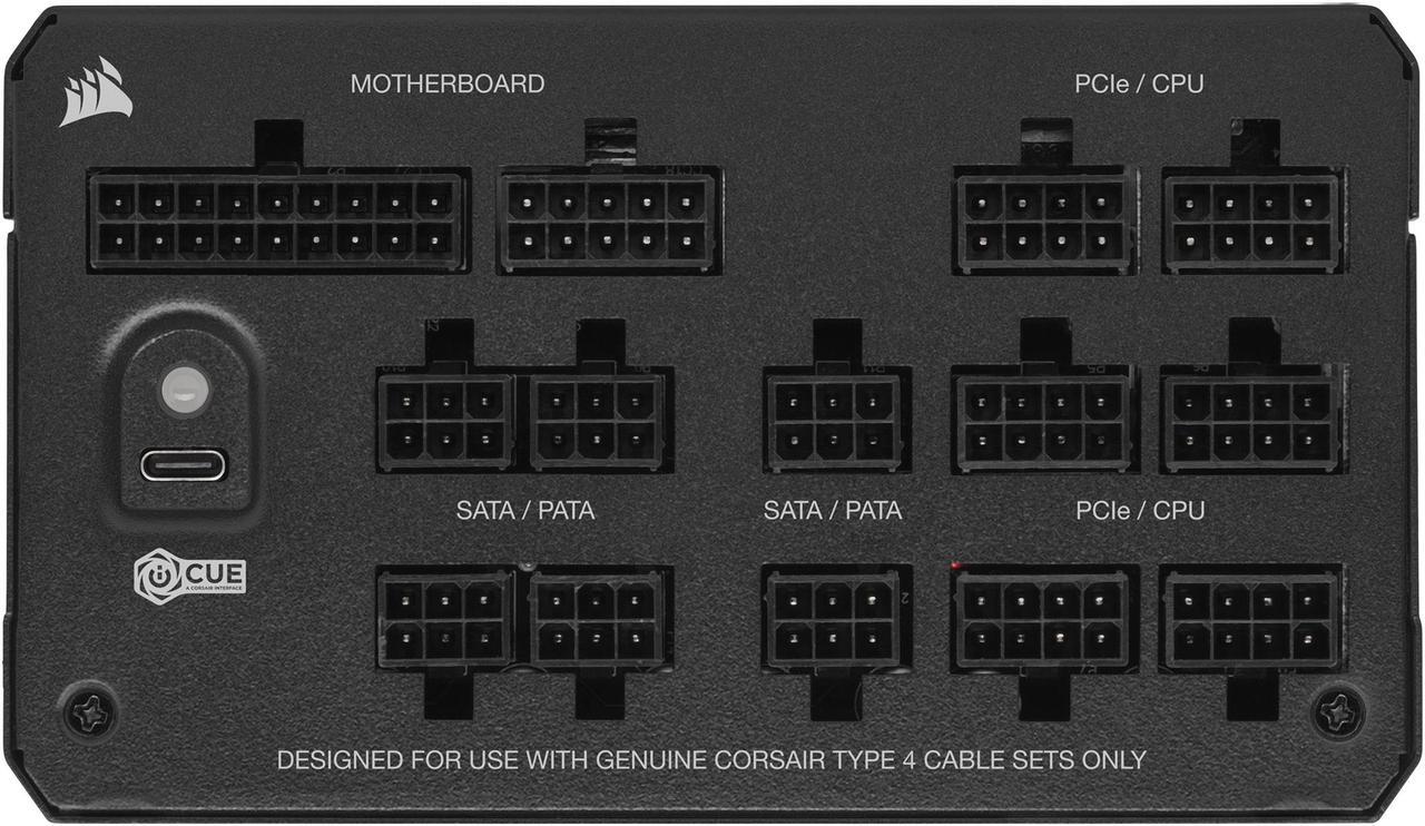 Alt view image 9 of 16 - CORSAIR HX1000i CP-9020214-NA 1000 W ATX12V 2.4 / EPS12V 2.92 80 PLUS PLATINUM Certified Full Modular Power Supply