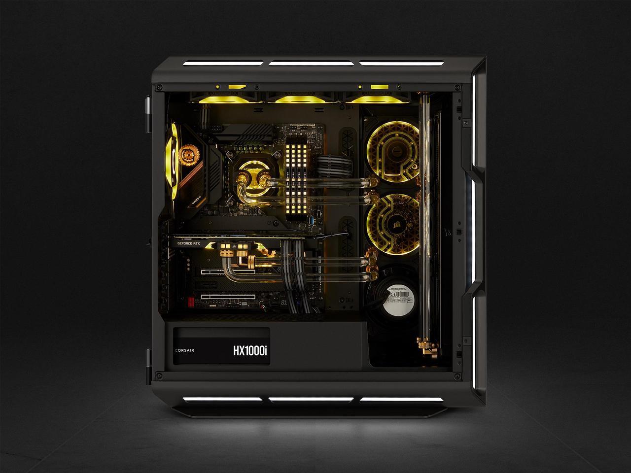 Alt view image 12 of 16 - CORSAIR HX1000i CP-9020214-NA 1000 W ATX12V 2.4 / EPS12V 2.92 80 PLUS PLATINUM Certified Full Modular Power Supply