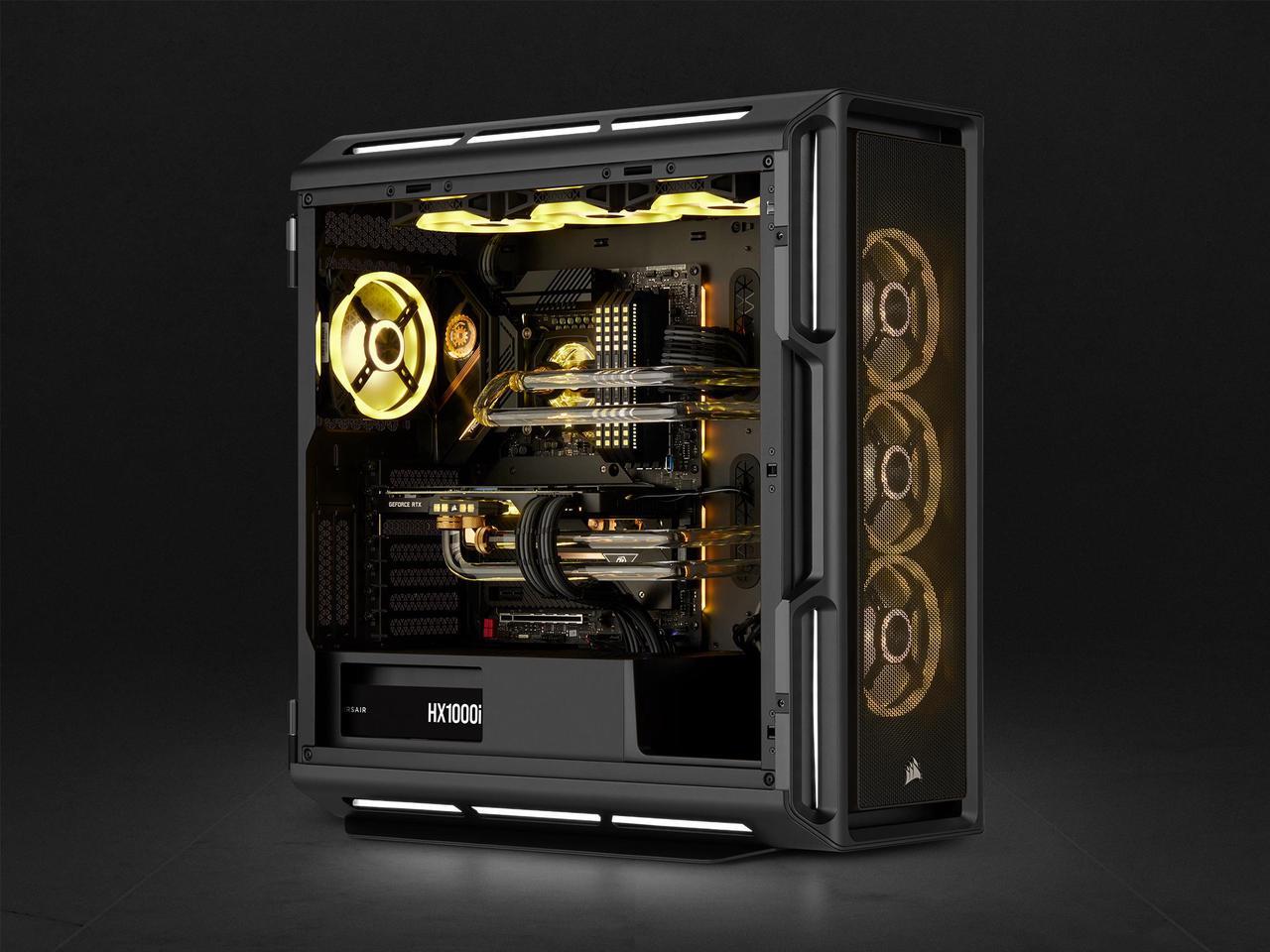 Alt view image 13 of 16 - CORSAIR HX1000i CP-9020214-NA 1000 W ATX12V 2.4 / EPS12V 2.92 80 PLUS PLATINUM Certified Full Modular Power Supply
