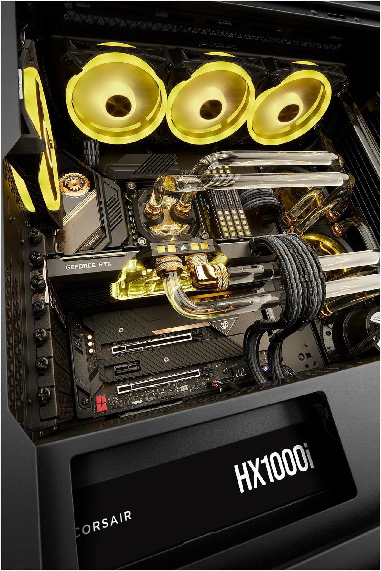 Alt view image 14 of 16 - CORSAIR HX1000i CP-9020214-NA 1000 W ATX12V 2.4 / EPS12V 2.92 80 PLUS PLATINUM Certified Full Modular Power Supply