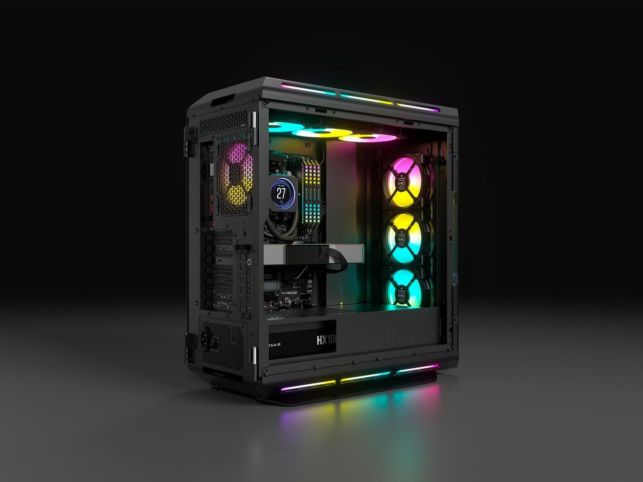 Alt view image 15 of 16 - CORSAIR HX1000i CP-9020214-NA 1000 W ATX12V 2.4 / EPS12V 2.92 80 PLUS PLATINUM Certified Full Modular Power Supply