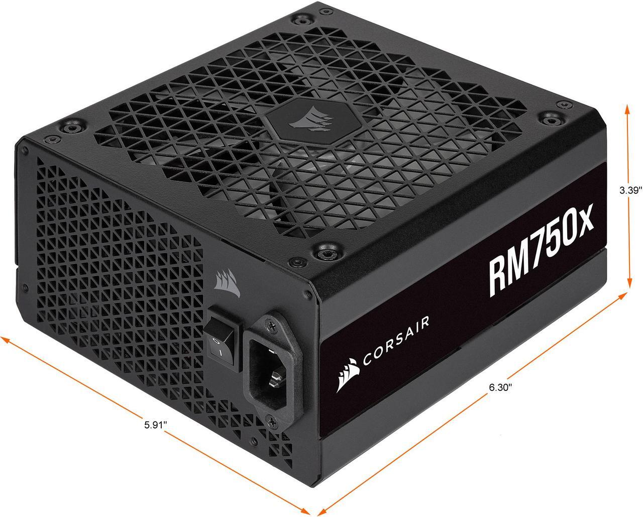 Alt view image 7 of 7 - CORSAIR RMx Series (2021) RM750x CP-9020199-NA/RF 750 W ATX12V / EPS12V 80 PLUS GOLD Certified Full Modular Power Supply