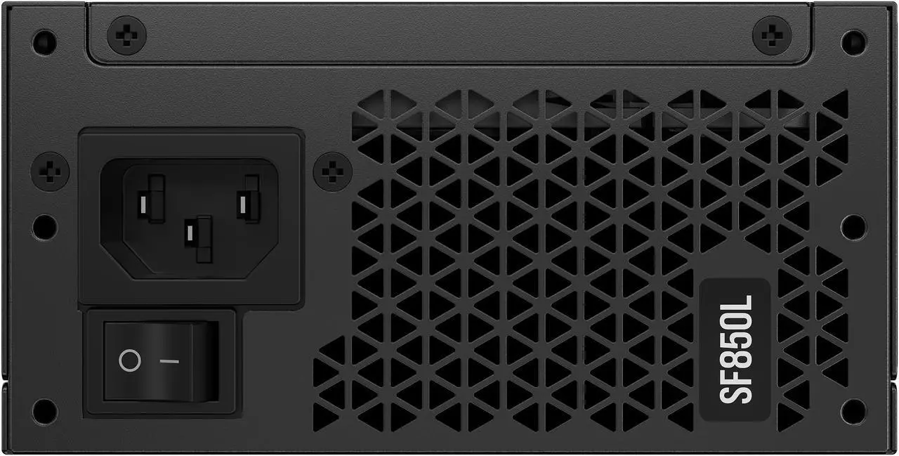 Alt view image 5 of 8 - CORSAIR SF850L Fully Modular Low-Noise SFX Power Supply - ATX 3.0 & PCIe 5.0 Compliant - Quiet 120mm PWM Fan - 80 PLUS Gold Efficiency - Zero RPM Mode - 105°C-Rated Capacitors
