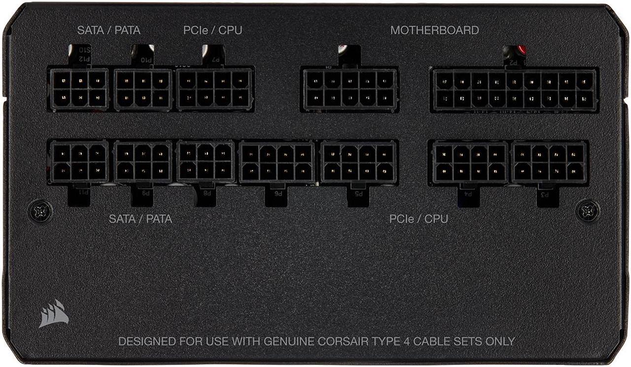 Alt view image 6 of 10 - CORSAIR HX850 Fully Modular Ultra-Low Noise ATX Power Supply - Triple EPS12V Connectors - Fluid Dynamic Bearing Fan - Zero RPM Fan  Mode - 105°C Japanese Capacitors - 80 PLUS Platinum Efficiency