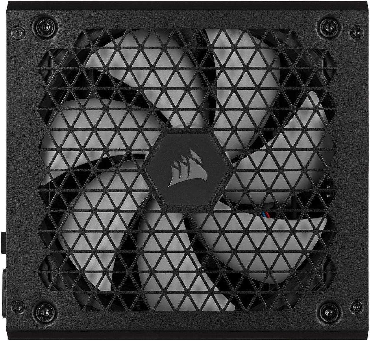 Alt view image 7 of 10 - CORSAIR HX850 Fully Modular Ultra-Low Noise ATX Power Supply - Triple EPS12V Connectors - Fluid Dynamic Bearing Fan - Zero RPM Fan  Mode - 105°C Japanese Capacitors - 80 PLUS Platinum Efficiency