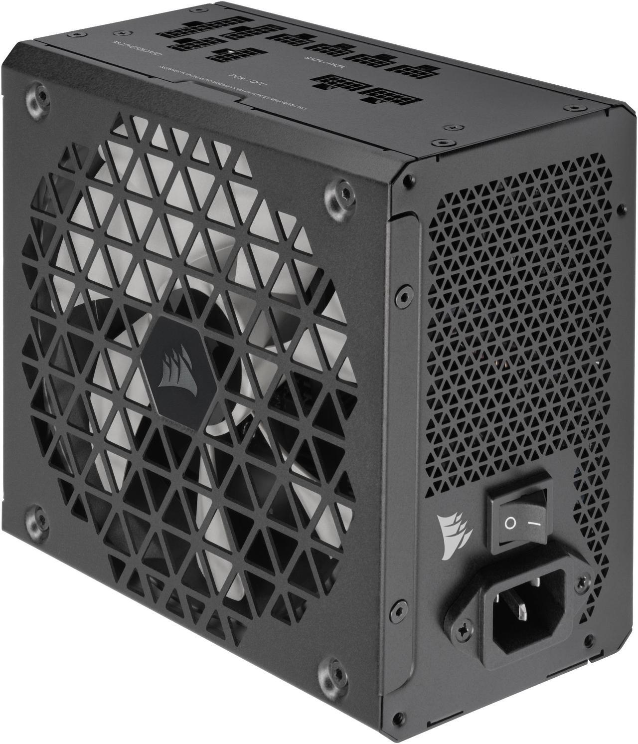 Alt view image 4 of 12 - CORSAIR RMx SHIFT Series™ RM750x 80 PLUS Gold Fully Modular ATX Power Supply - Modular Side Interface - ATX 3.0 & PCIe 5.0 Compliant -  Zero RPM Fan Mode - 105°C-Rated Capacitors - 80 PLU Power Supply