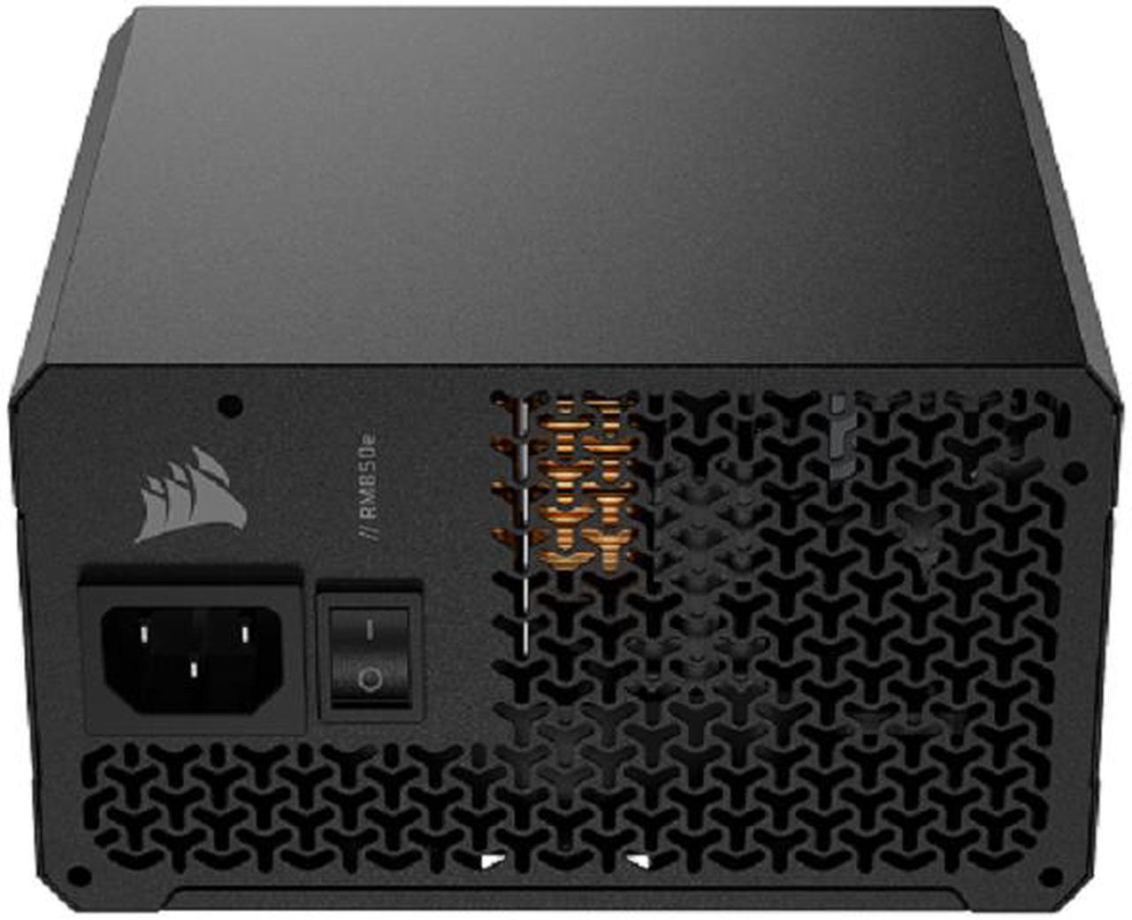 Alt view image 4 of 9 - CORSAIR RMx Series RM850e 850 W ATX (ATX 3.1 Compatible) Cybenetics Gold Full Modular Power Supply