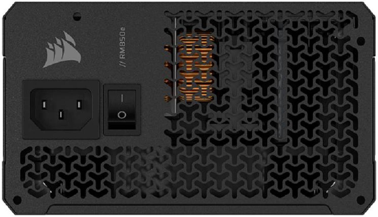 Alt view image 5 of 9 - CORSAIR RMx Series RM850e 850 W ATX (ATX 3.1 Compatible) Cybenetics Gold Full Modular Power Supply