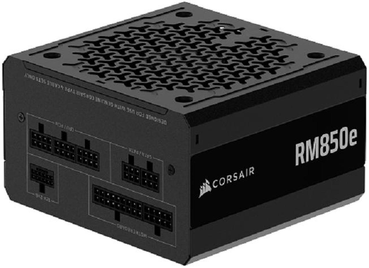 Alt view image 2 of 9 - CORSAIR RMx Series RM850e 850 W ATX (ATX 3.1 Compatible) Cybenetics Gold Full Modular Power Supply