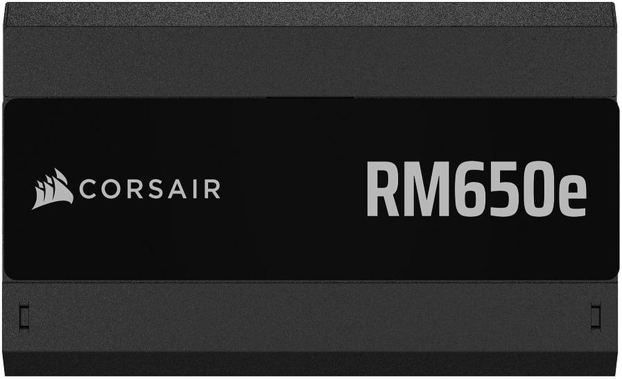 Alt view image 3 of 9 - CORSAIR RMx Series RM650e 650 W ATX 3.1 Compatible Cybenetics Gold Full Modular Power Supply