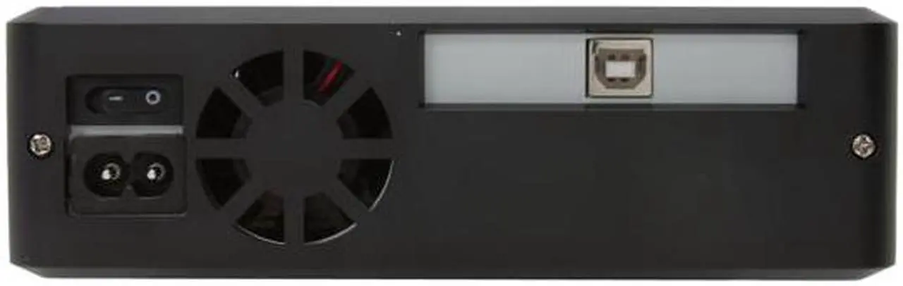 Alt view image 3 of 6 - BYTECC ME-535U2-BK Aluminum 5.25"/3.5" Black IDE USB 2.0 External Enclosure