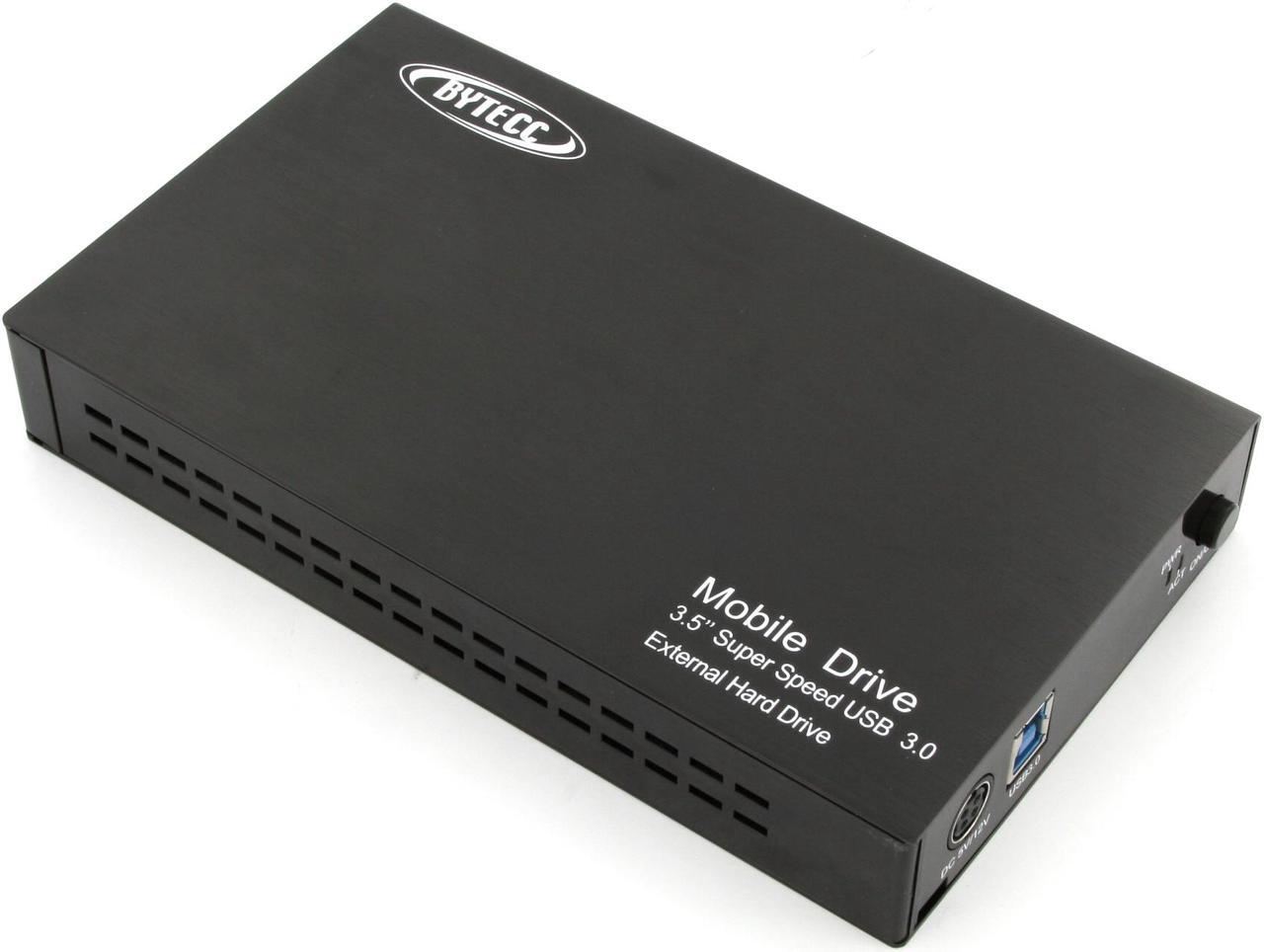 Main image of BYTECC HD-35SU3-BK Aluminum 3.5" Black SATA I/II USB 3.0 External Enclosure