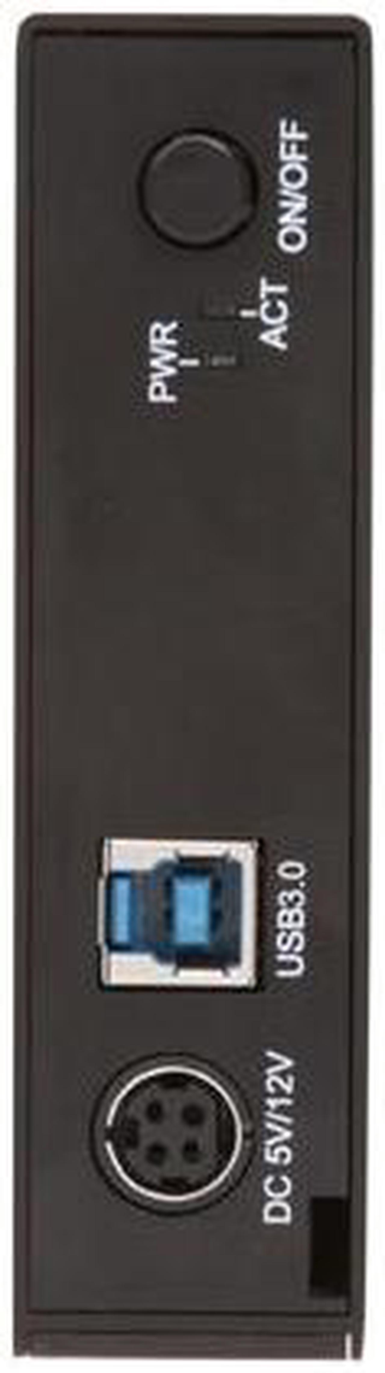 Alt view image 5 of 6 - BYTECC HD-35SU3-BK Aluminum 3.5" Black SATA I/II USB 3.0 External Enclosure
