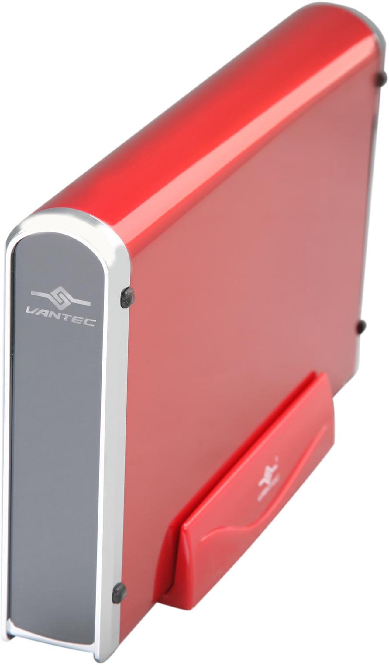 Main image of Vantec NexStar 3 3.5" IDE to USB 2.0 External Hard Drive Enclosure (Brilliant Red) - Model NST-360U2-RD