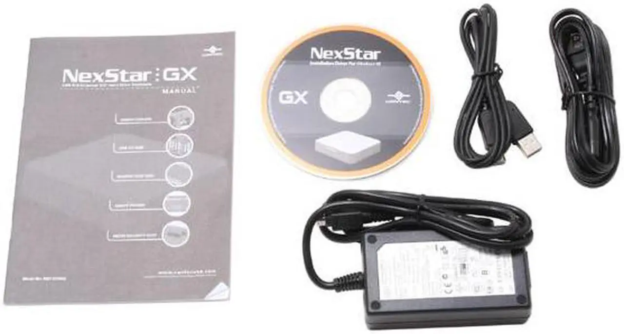 Alt view image 5 of 6 - Vantec NexStar GX 3.5" IDE to USB 2.0 External Hard Drive Enclosure with 3-Port USB 2.0 Hub - Model NST-370GX