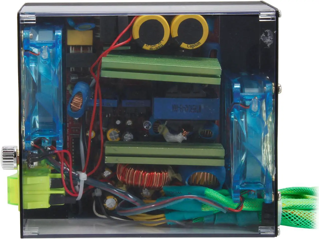 Alt view image 4 of 7 - APEVIA See-Through ATX-AS500W-BK 500 W ATX12V Power Supply