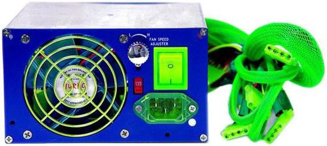 Alt view image 5 of 11 - APEVIA ATX-AS500W-BL 500 W ATX12V Power Supply