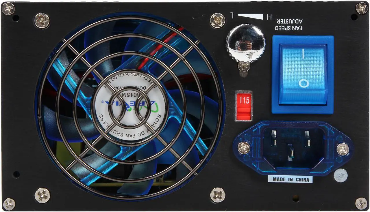 Alt view image 3 of 7 - APEVIA ATX-AS680W-BL 680 W ATX12V / EPS12V SLI Ready Power Supply