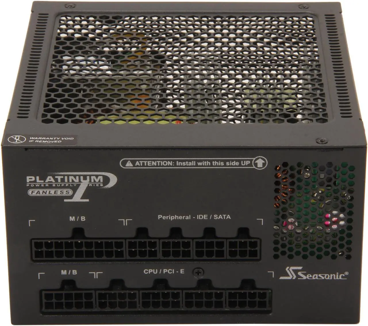 Alt view image 5 of 6 - SeaSonic Platinum Series SS-400FL2 Active PFC F3 400W ATX12V Fanless 80 PLUS Platinum Certified Modular Active PFC Power Supply New 4th Gen CPU Certified Haswell Ready