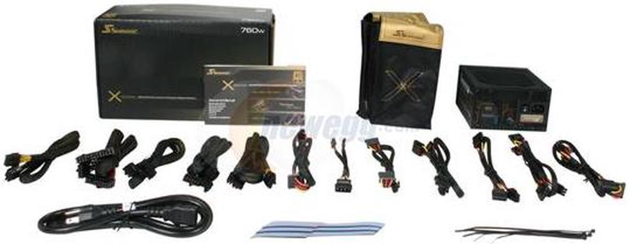 Alt view image 6 of 6 - SeaSonic X760 (SS-760KM) 760W ATX12V V2.3/EPS 12V V2.91, 80Plus Gold Certified, Active PFC Power Supply