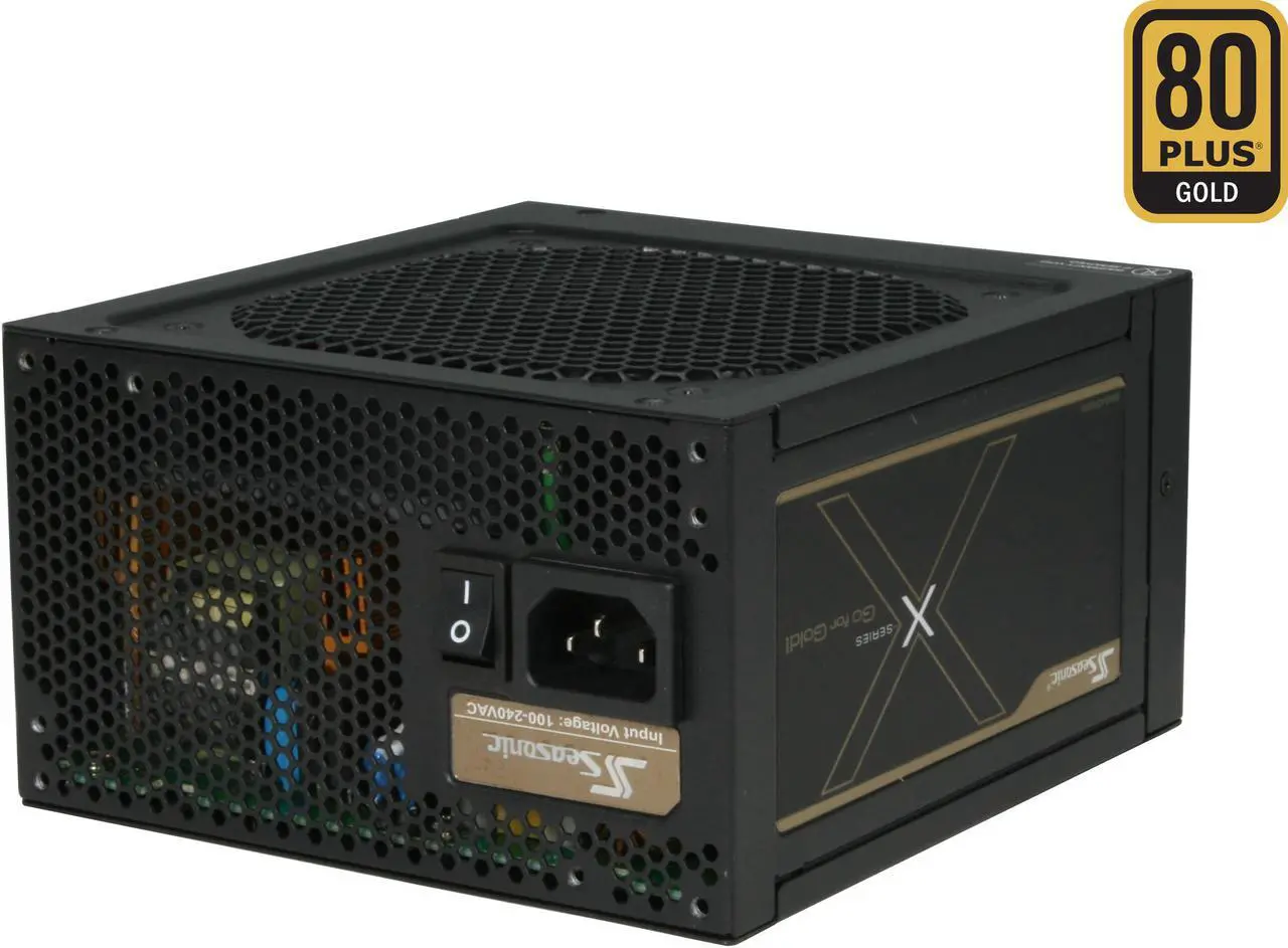 SeaSonic X660 (SS-660KM) 660W ATX12V V2.3/EPS 12V V2.91, 80Plus Gold Certified, Active PFC Power Supply