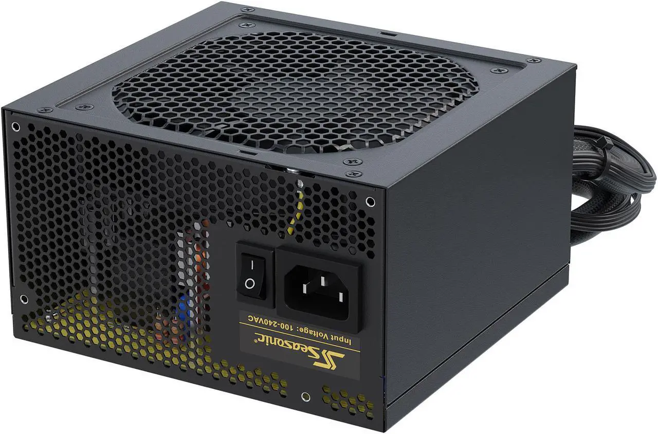 Alt view image 6 of 9 - Seasonic CORE GM-500, 500W 80+ Gold, Semi-Modular, Fan Control in Silent and Cooling Mode, Perfect Power Supply for Gaming and Various Application, SSR-500LM