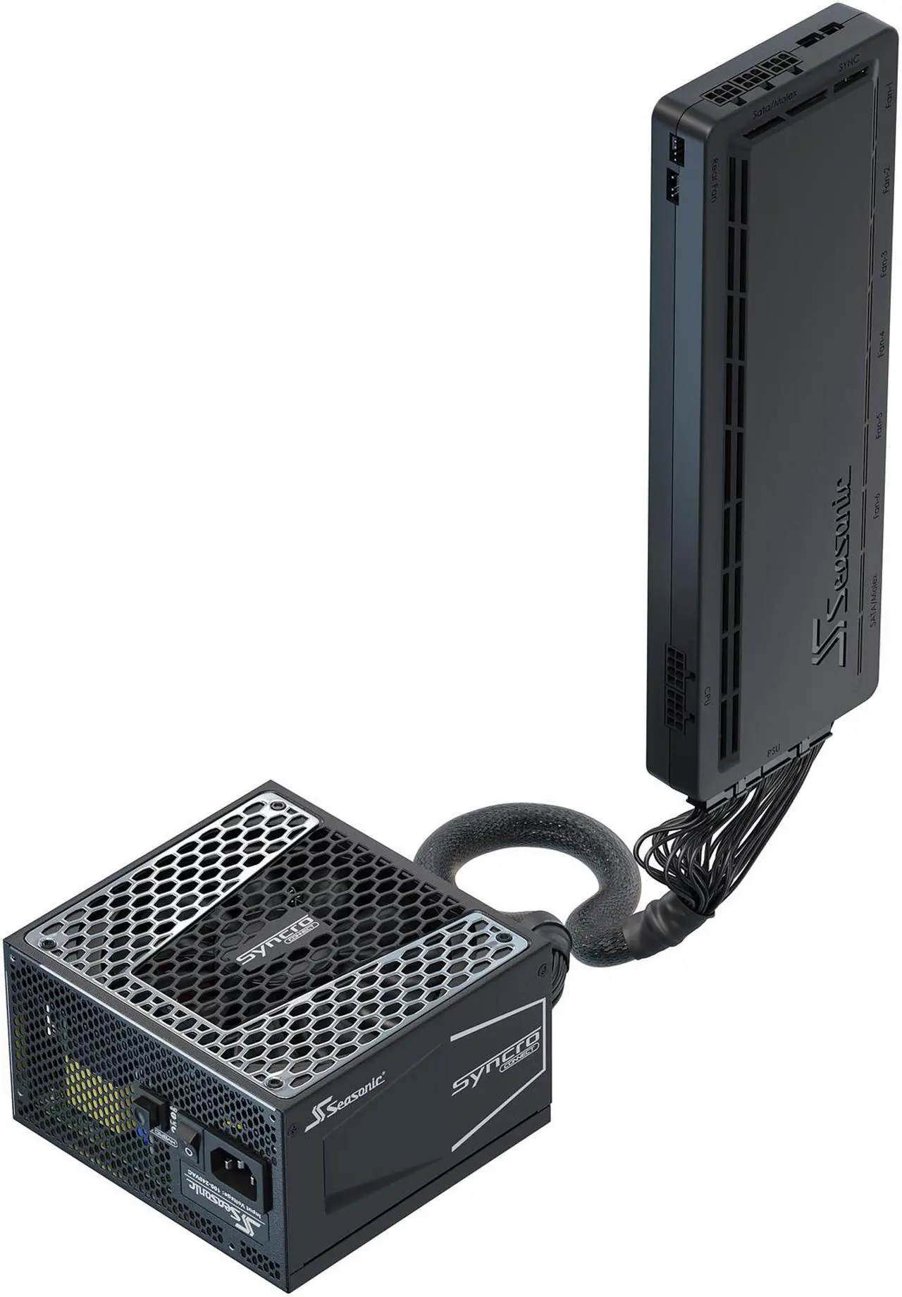 Alt view image 8 of 9 - Seasonic SYNCRO DGC-750, 750W 80+ Gold Power Supply, CONNECT Module Cable Management, SSR-750FA2, Must be Used with Case Q704 to Function Normally.