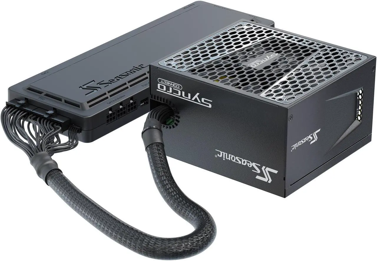 Alt view image 5 of 9 - Seasonic SYNCRO DGC-750, 750W 80+ Gold Power Supply, CONNECT Module Cable Management, SSR-750FA2, Must be Used with Case Q704 to Function Normally.