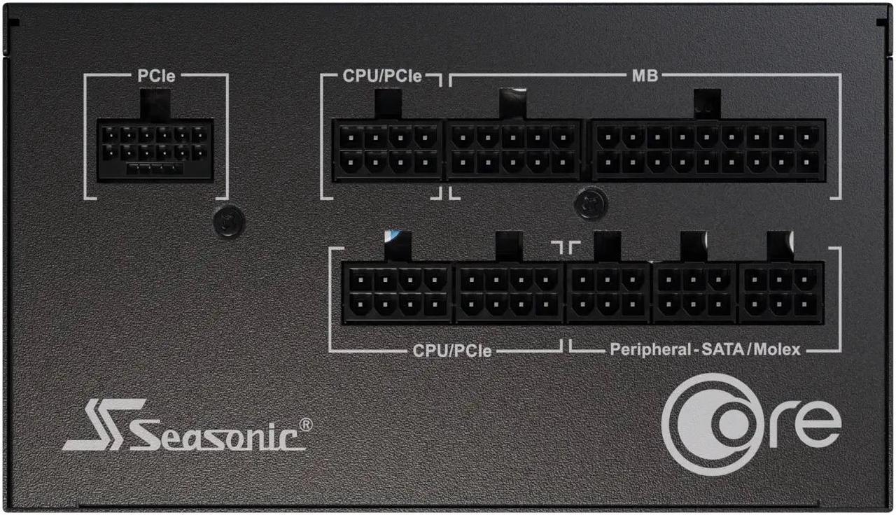 Alt view image 7 of 9 - SeaSonic CORE ATX 3 (2024) GX-750 750 W ATX 3.1 80 PLUS GOLD Certified Full Modular Power Supplies