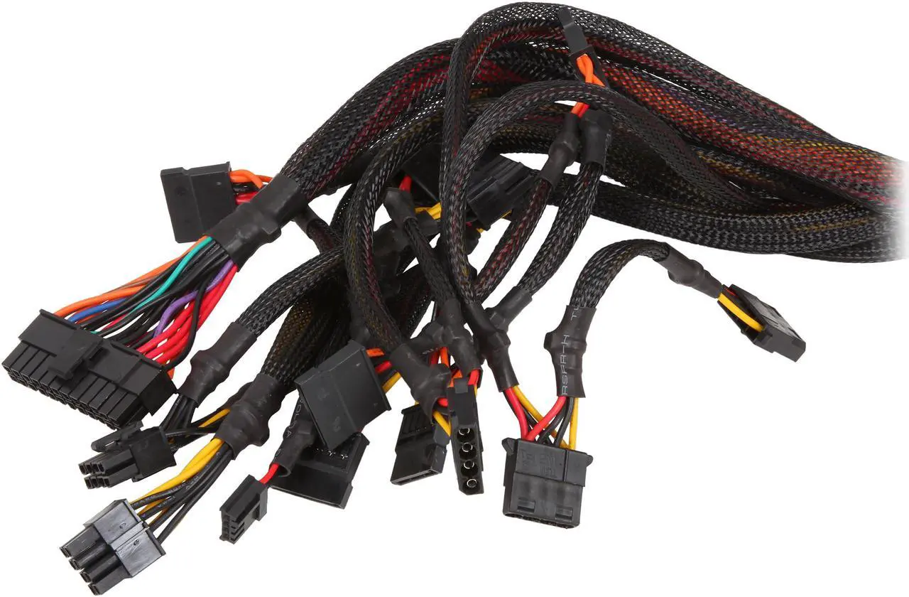 Alt view image 7 of 7 - RAIDMAX Cobra RX-700AC-B Continuous 700 watts ATX12V / EPS12V SLI Ready CrossFire Ready 80 PLUS BRONZE Certified Non-Modular Power Supply
