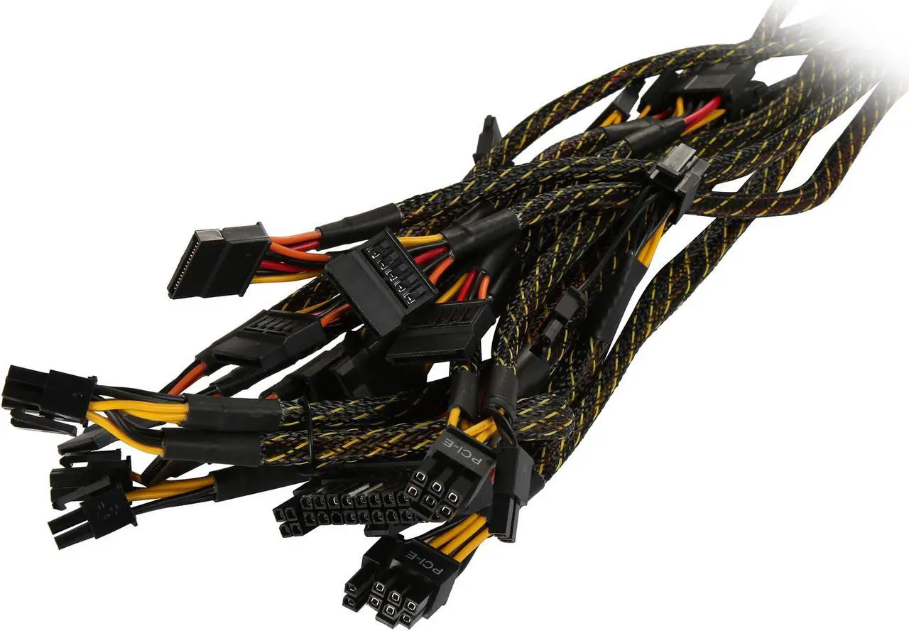 Alt view image 6 of 9 - RAIDMAX Cobra series RX-850AE-B 850 W ATX 12V v2.3 / EPS 12V SLI Ready CrossFire Ready 80 PLUS GOLD Certified Modular Power Supply