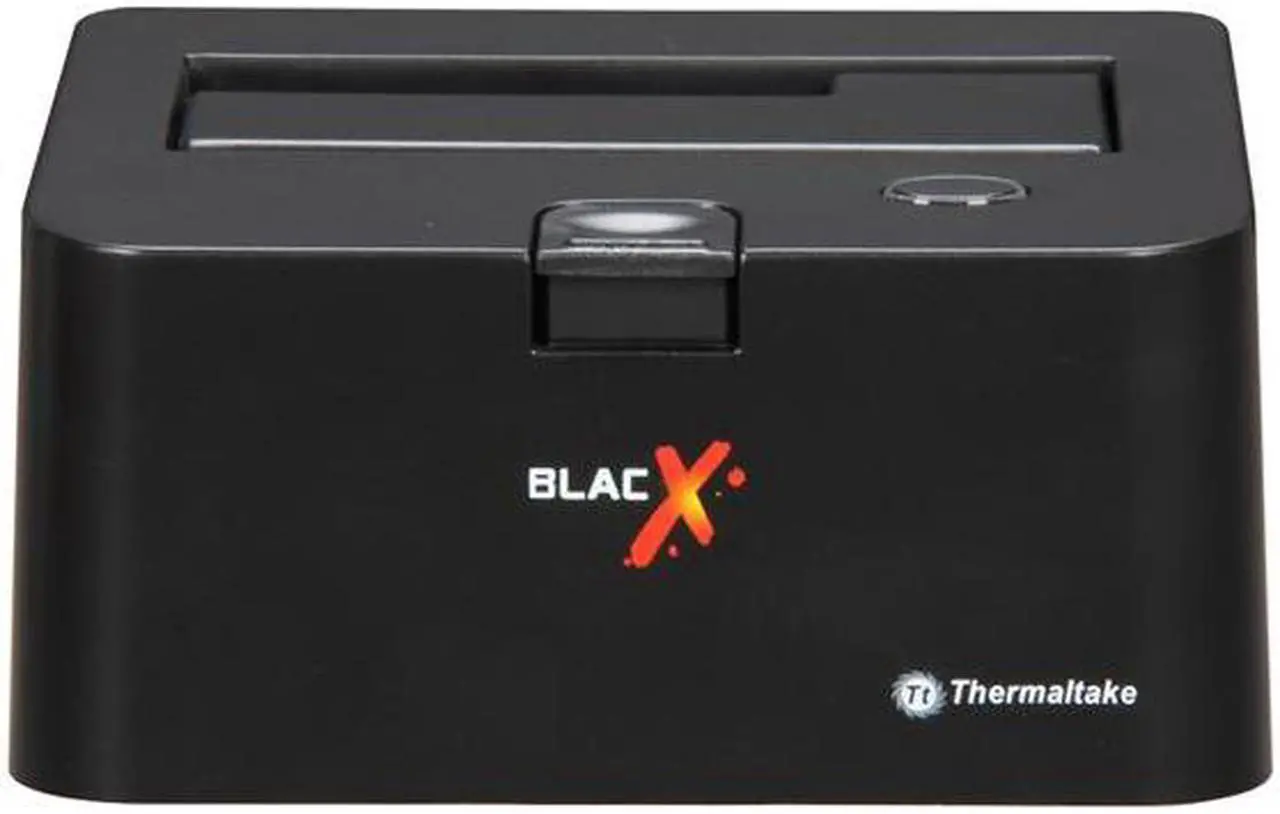 Alt view image 3 of 5 - Thermaltake BlacX N0028USU External Hard Drive SATA Enclosure Docking Station 2.5" & 3.5" USB 2.0