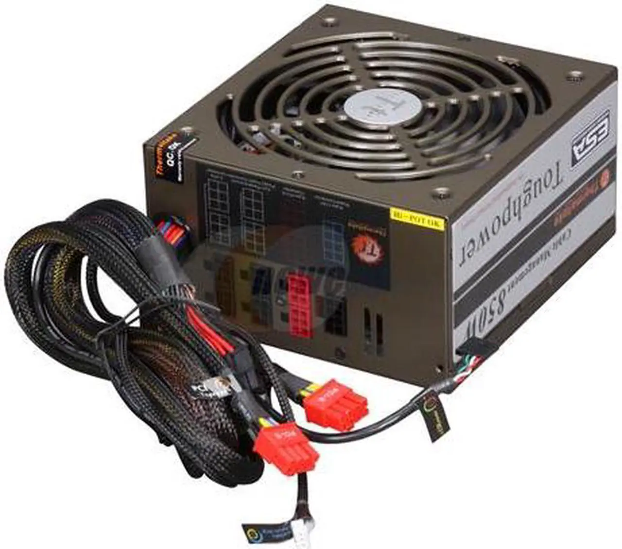 Alt view image 4 of 7 - Thermaltake Toughpower W0178RU 850 W ATX12V V2.2 / EPS12V V2.91 SLI Certified 80 PLUS Certified Modular Active PFC Power Supply