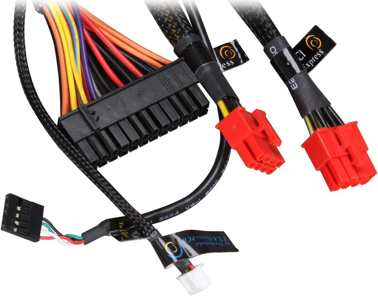 Alt view image 6 of 7 - Thermaltake Toughpower W0178RU 850 W ATX12V V2.2 / EPS12V V2.91 SLI Certified 80 PLUS Certified Modular Active PFC Power Supply
