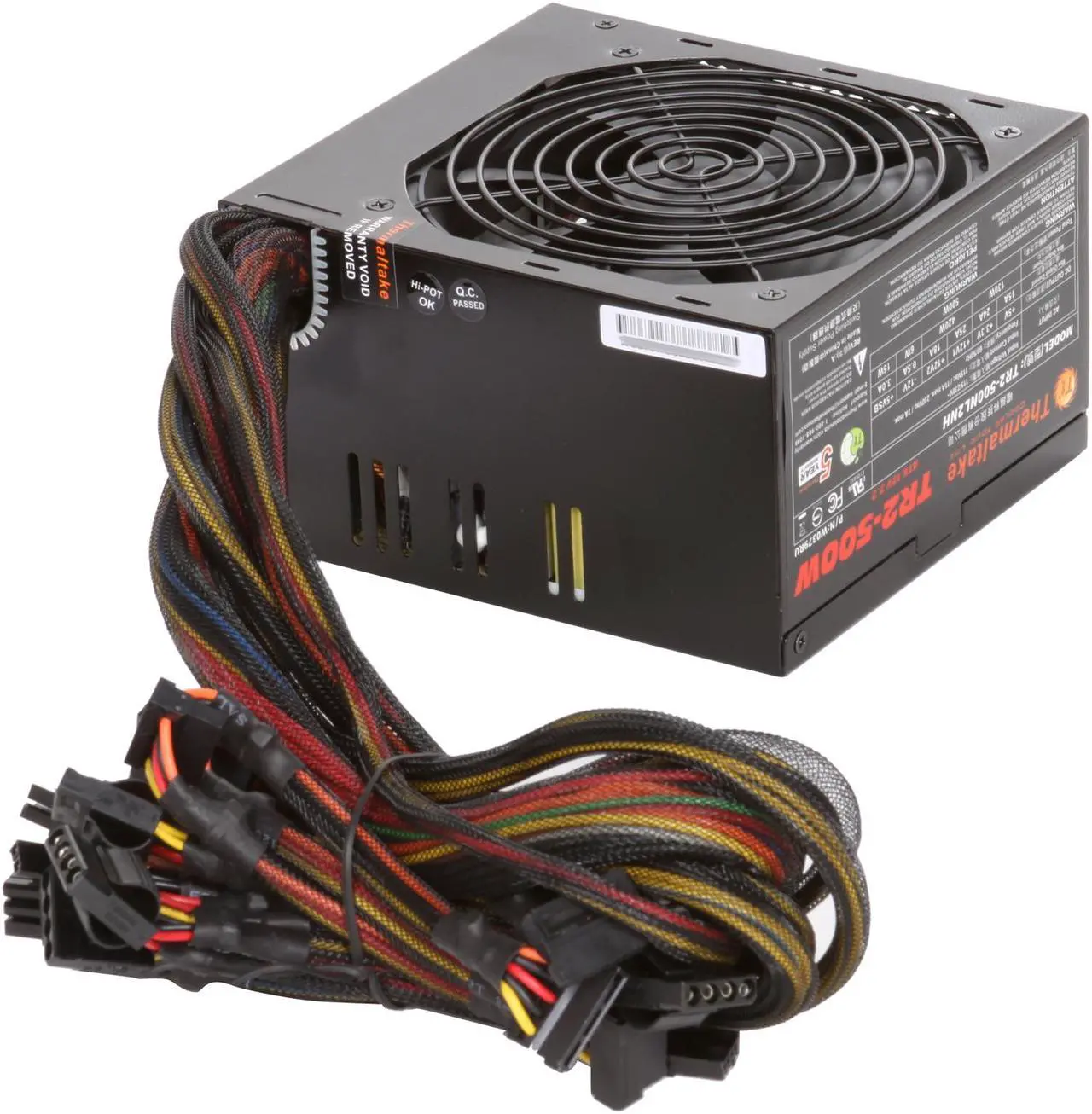 Alt view image 4 of 7 - Thermaltake TR2 W0379RU 500 W ATX 12V v2.2 Power Supply