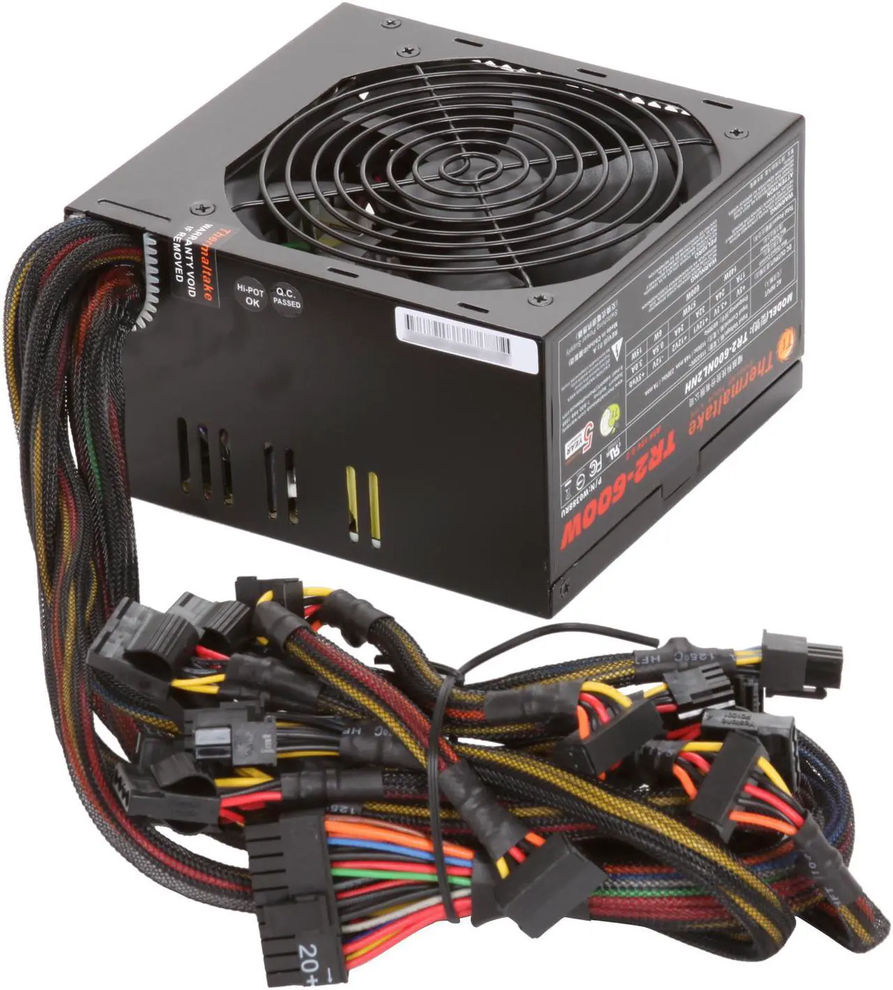 Alt view image 4 of 7 - Thermaltake TR2 W0388RU 600 W ATX 12V v2.2 Power Supply