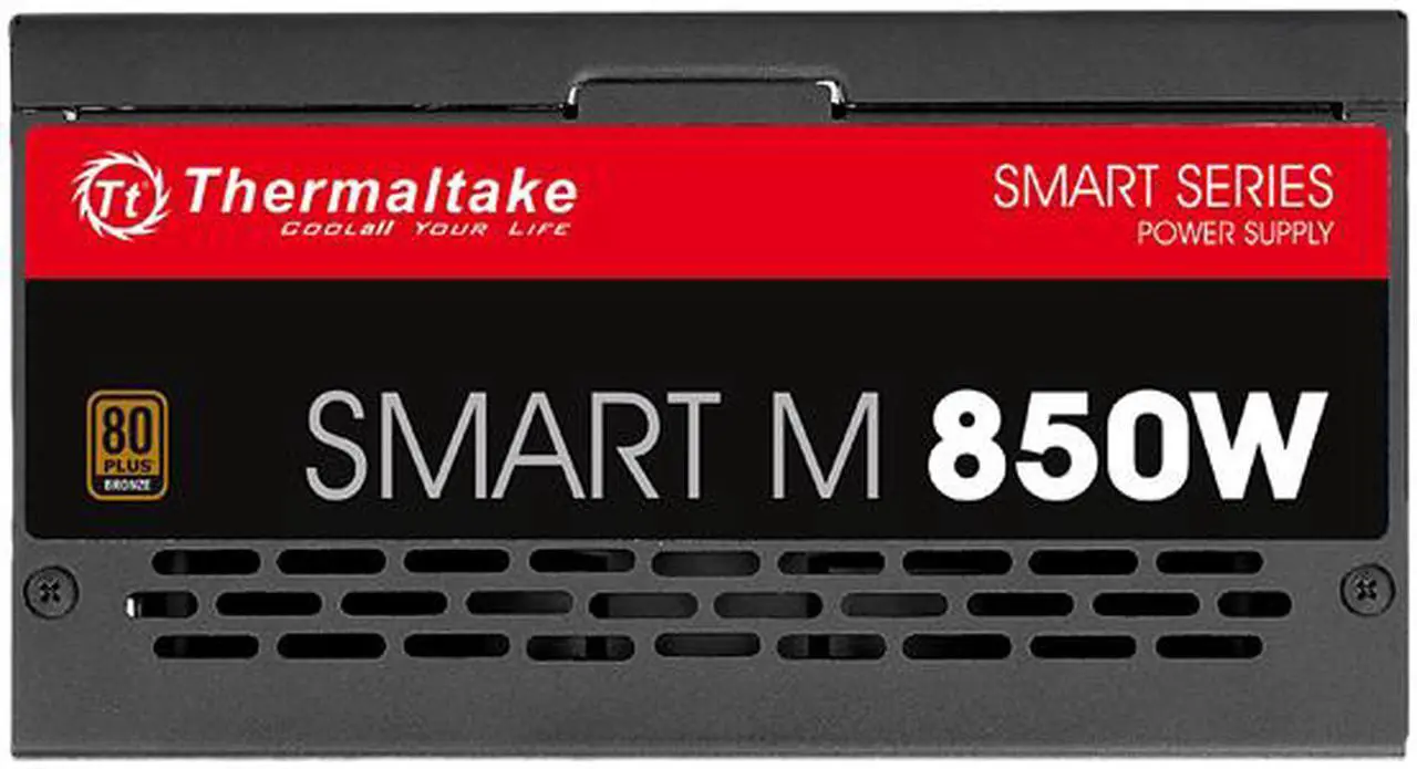 Alt view image 4 of 7 - Thermaltake SMART M Series SP-850M 850 W Intel ATX 12V 2.3 SLI Certified CrossFire Certified 80 PLUS BRONZE Certified Semi-Modular Active PFC Power Supply