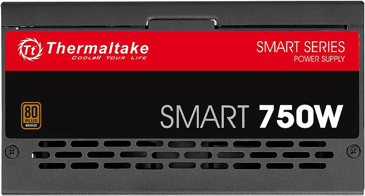 Alt view image 7 of 8 - Thermaltake Smart Series SP- 750P 750W ATX 12V v2.4 / EPS v2.92 80 PLUS BRONZE Certified Active PFC Power Supply, SP-750PCBUS