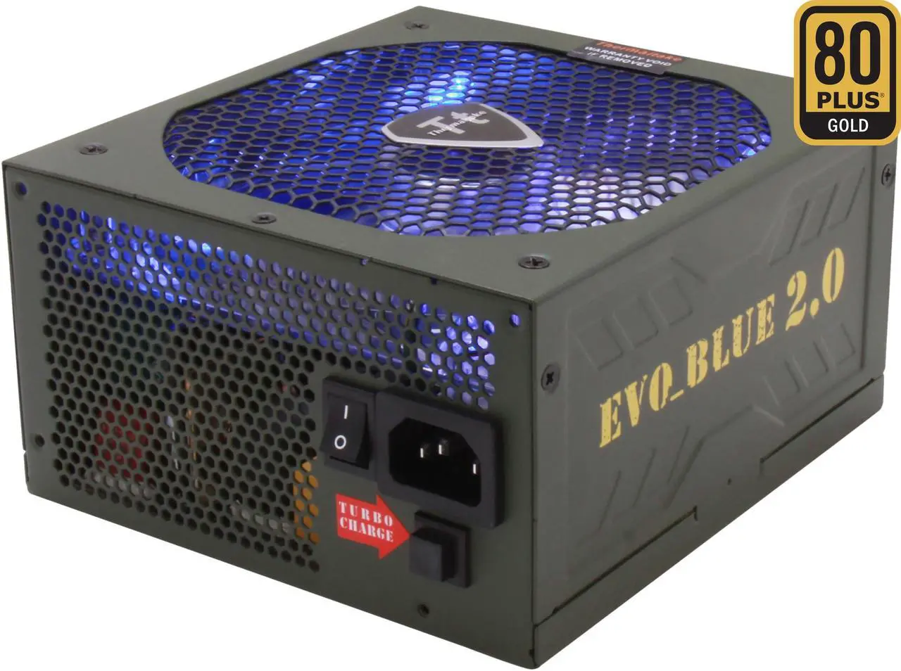 Main image of Thermaltake EVO BLUE 2.0 EVO-850MPCGUS-A 850 W ATX12V / EPS12V SLI Certified CrossFire Ready 80 PLUS GOLD Certified Modular Active PFC Power Supply