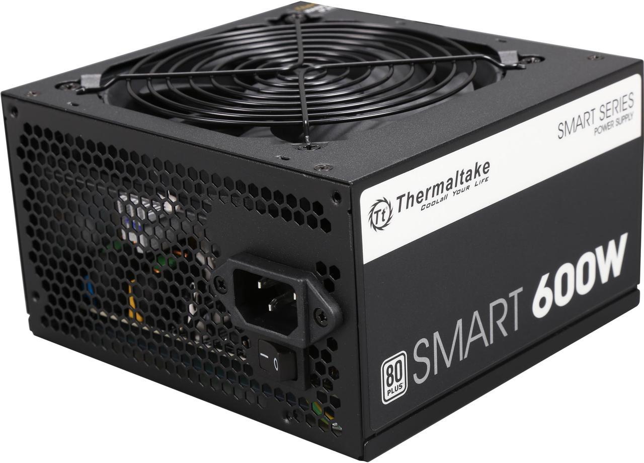 Thermaltake Smart Series 600W SLI / CrossFire Ready Continuous Power ATX12V V2.3 / EPS12V 80 PLUS Certified Active PFC Power Supply Haswell Ready PS-SPD-0600NPCWUS-W