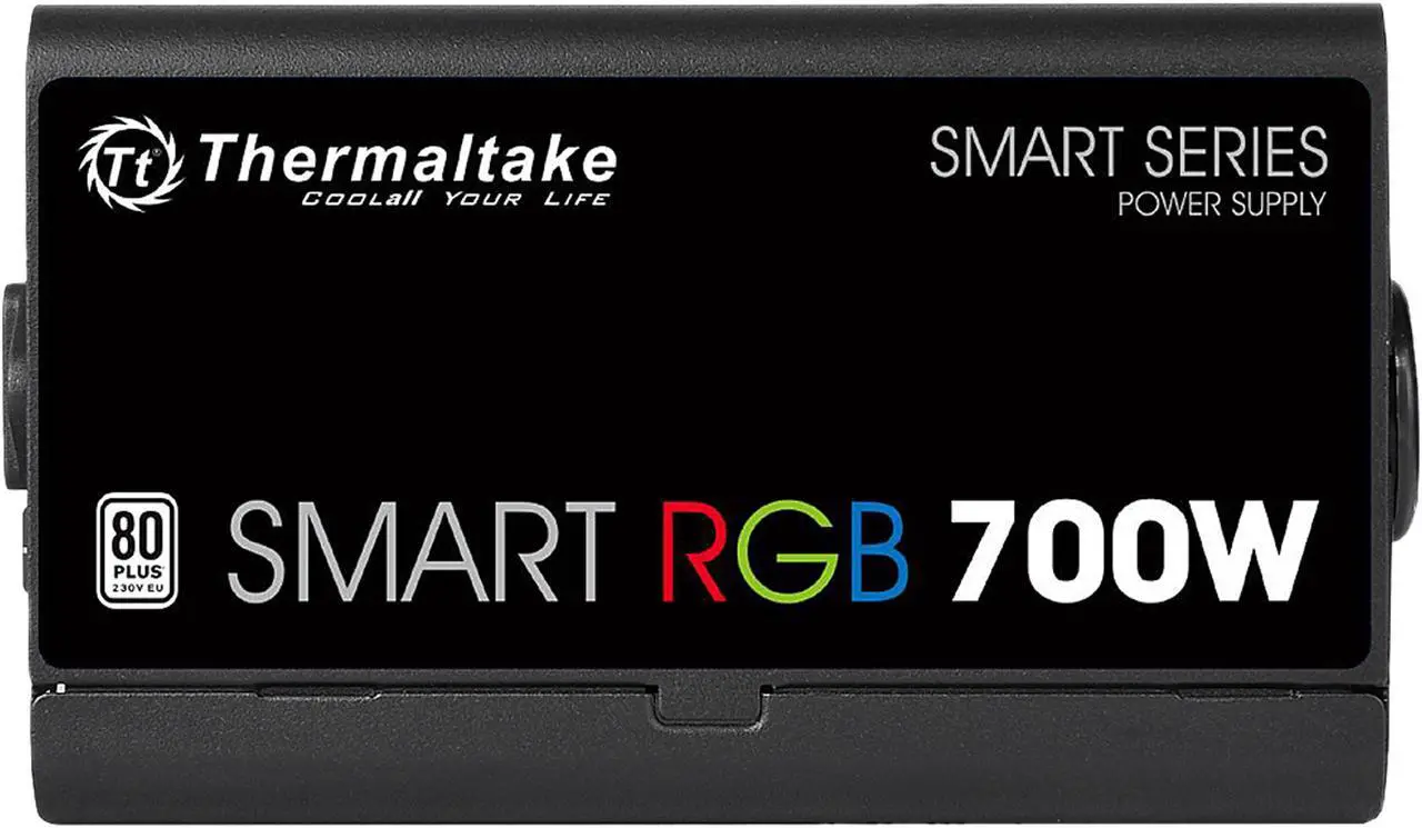 Alt view image 8 of 10 - Thermaltake Smart RGB Series 700W SLI/CrossFire Ready Continuous Power ATX 12V V2.3 80 PLUS Certified 5 Year Warranty Active PFC Power Supply Haswell Ready PS-SPR-0700NHFAWU-1