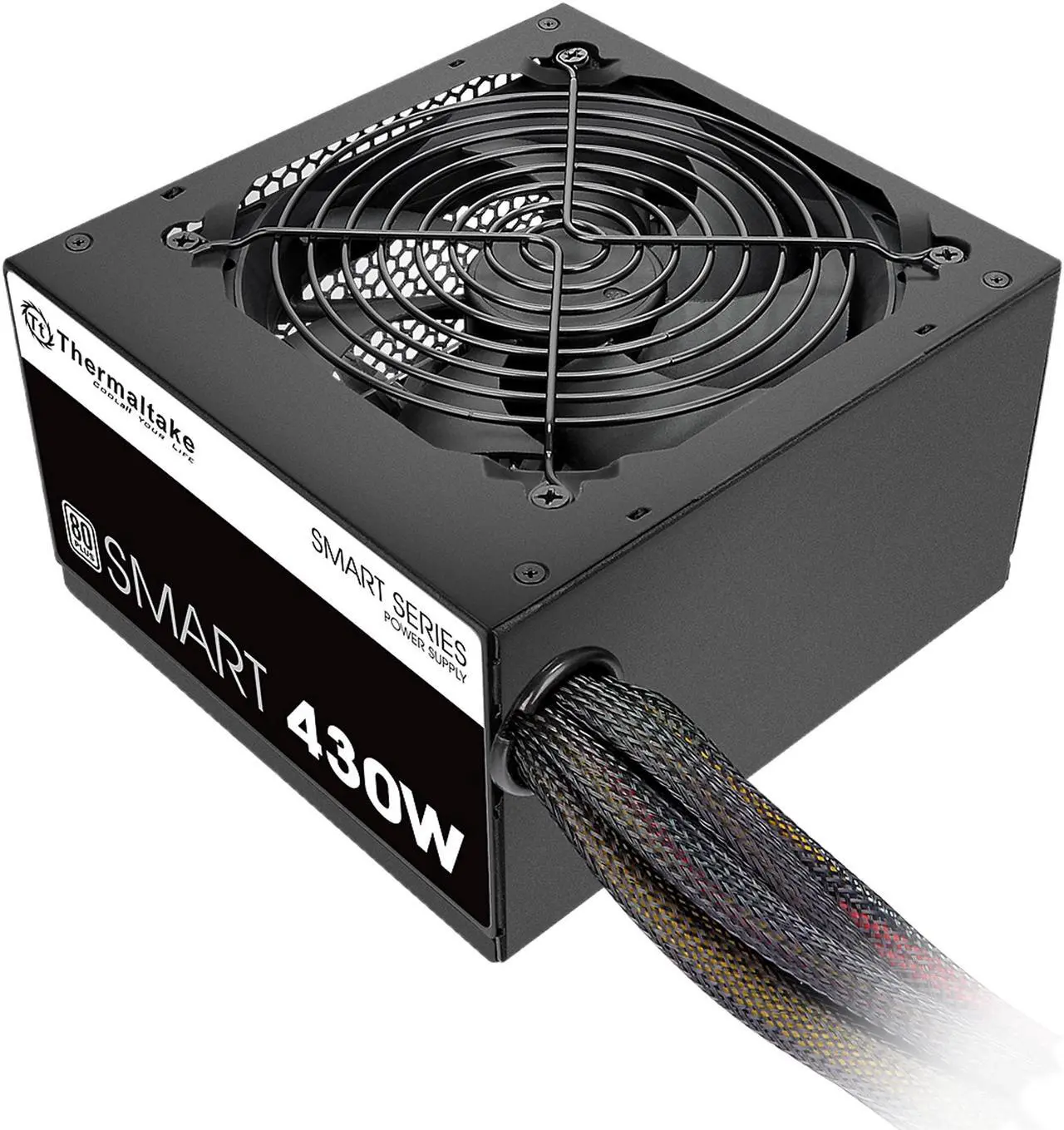 Main image of Thermaltake Smart Series 430W Continuous Power ATX 12V V2.3 80 PLUS Certified 5 Year Warranty Active PFC Power Supply Haswell Ready PS-SPD-0430NPCWUS-W