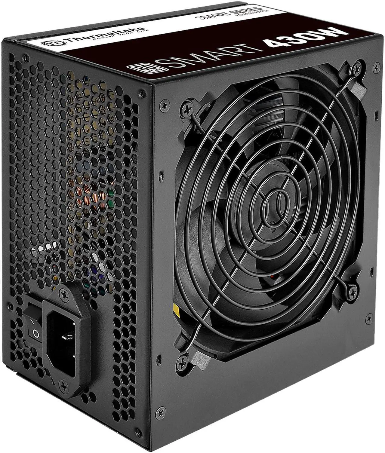 Alt view image 3 of 10 - Thermaltake Smart Series 430W Continuous Power ATX 12V V2.3 80 PLUS Certified 5 Year Warranty Active PFC Power Supply Haswell Ready PS-SPD-0430NPCWUS-W