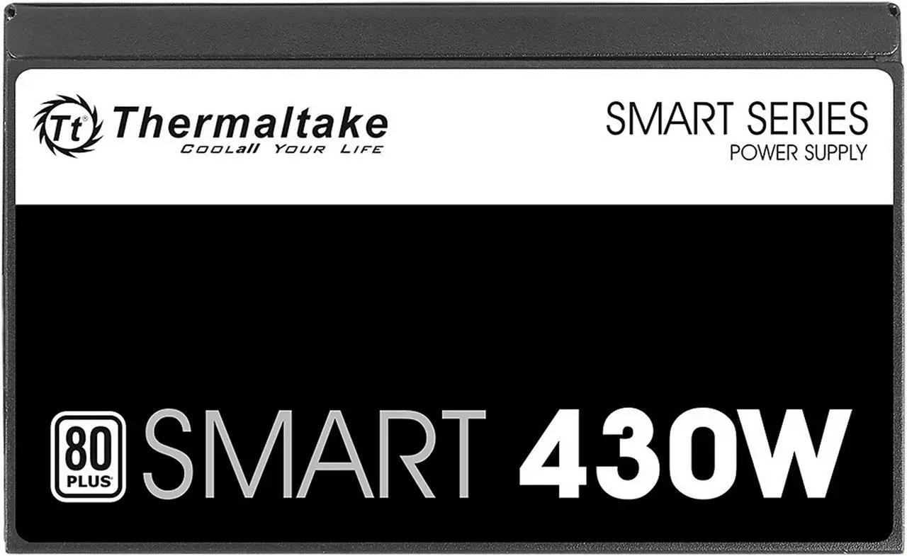 Alt view image 5 of 10 - Thermaltake Smart Series 430W Continuous Power ATX 12V V2.3 80 PLUS Certified 5 Year Warranty Active PFC Power Supply Haswell Ready PS-SPD-0430NPCWUS-W