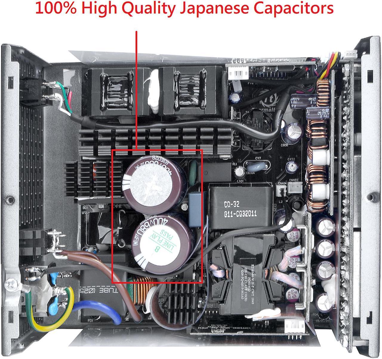 Alt view image 9 of 14 - Thermaltake Toughpower PF1 ARGB 1200W 80+ Platinum 16.8 Million Colors 18 Addressable LEDs 5V Motherboard Sync/Analog Controlled SLI Full Modular Power Supply PS-TPD-1200F3FAPU-1