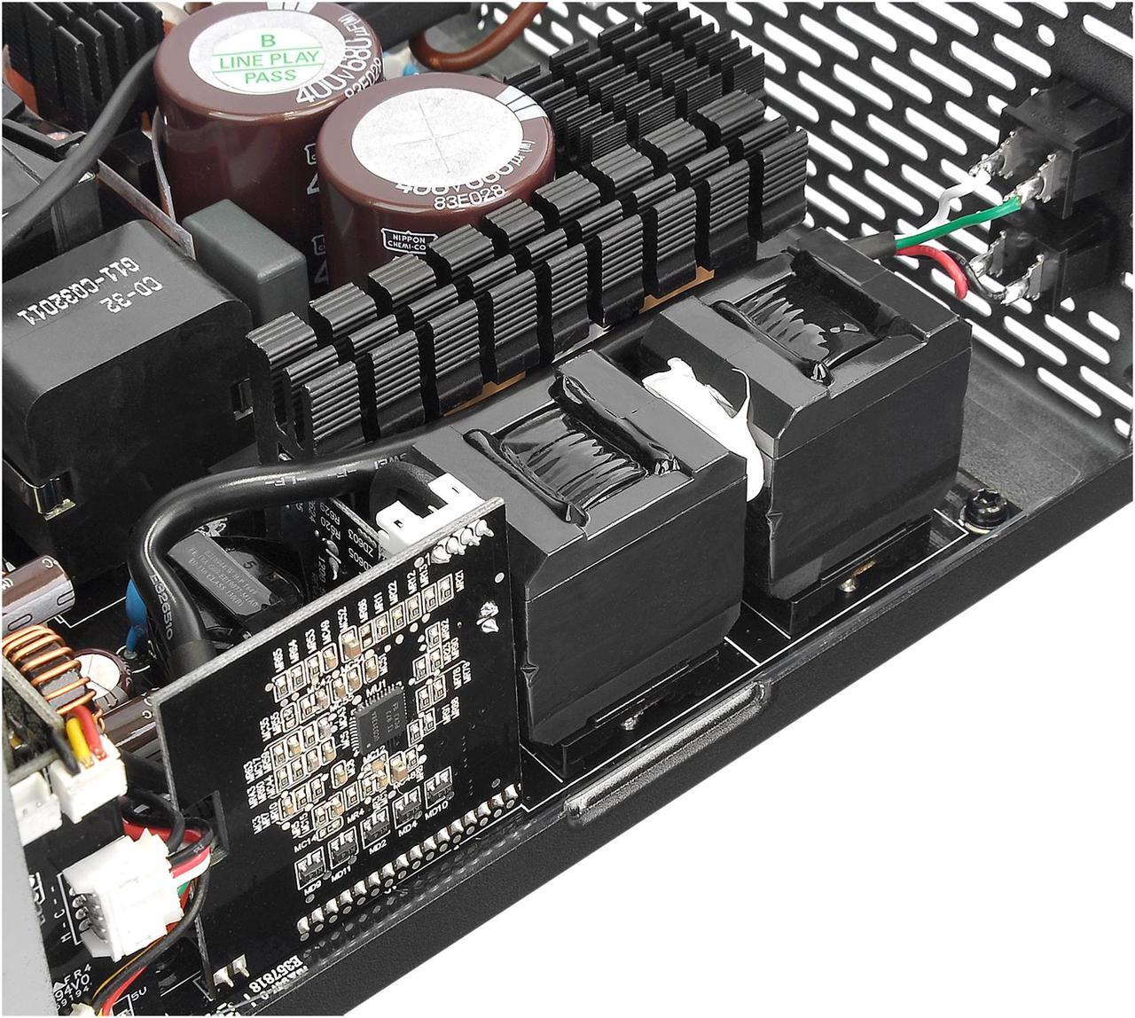 Alt view image 7 of 14 - Thermaltake Toughpower PF1 ARGB 1200W 80+ Platinum 16.8 Million Colors 18 Addressable LEDs 5V Motherboard Sync/Analog Controlled SLI Full Modular Power Supply PS-TPD-1200F3FAPU-1