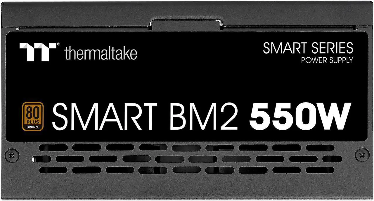 Alt view image 5 of 20 - Thermaltake Smart BM2 550W 80+ Bronze Intel Skylake’s C6/C7 States & ErP Ready 140mm Quiet Fan Japanese Capacitor Semi Modular Power Supply 5 Year Warranty, PS-SPD-0550MNFABU-1