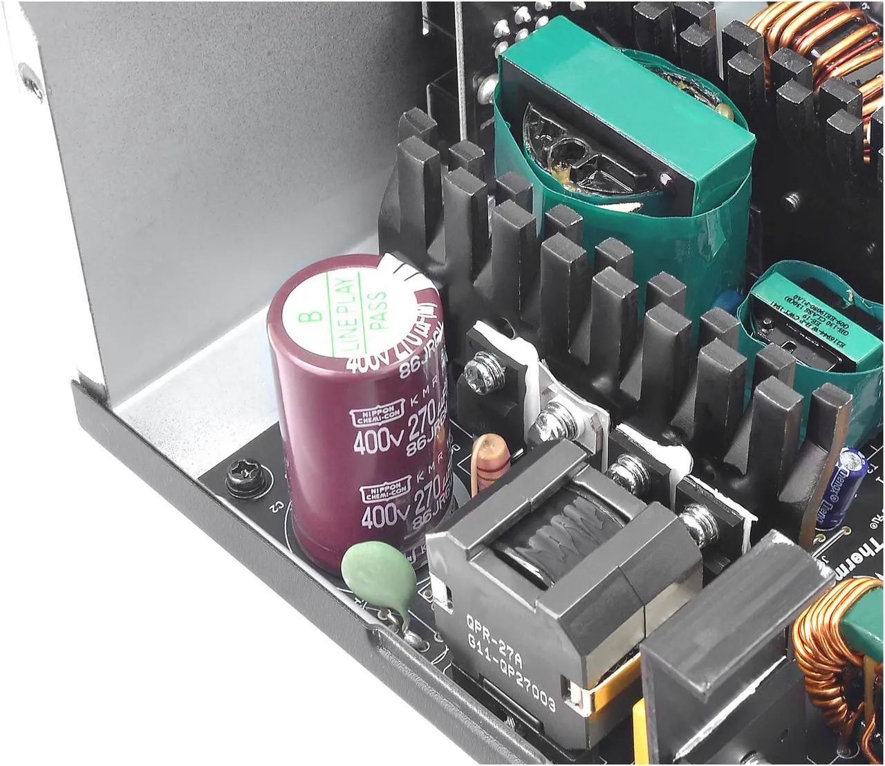 Alt view image 8 of 20 - Thermaltake Smart BM2 550W 80+ Bronze Intel Skylake’s C6/C7 States & ErP Ready 140mm Quiet Fan Japanese Capacitor Semi Modular Power Supply 5 Year Warranty, PS-SPD-0550MNFABU-1