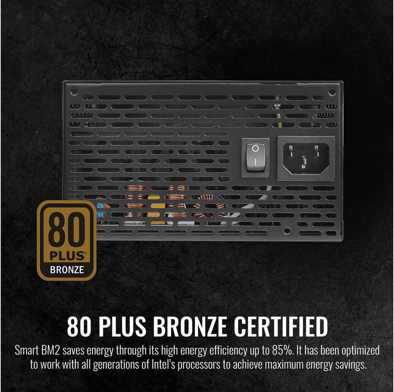 Alt view image 12 of 14 - Thermaltake Smart BM2 750W 80+ Bronze Intel Skylake’s C6/C7 States & ErP Ready 140mm Quiet Fan Japanese Capacitor Semi Modular Power Supply 5 Year Warranty, PS-SPD-0750MNFABU-1